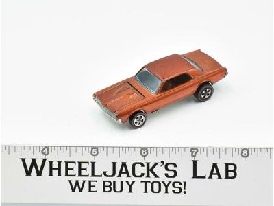 Custom Cougar Orange 1968 Redline Hot Wheels Mattel Vintage Redline RL