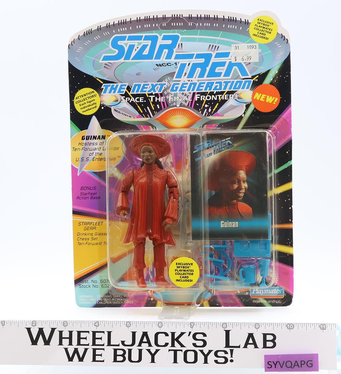 Guinan Star Trek The Next Generation 1993 Playmates MOSC NEW UNPUNCHED