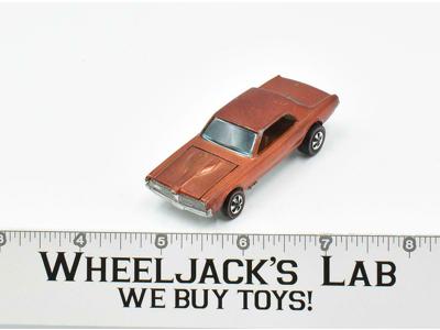 Custom Cougar Orange #2 1968 Redline Hot Wheels Mattel Vintage Redline RL