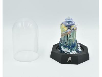 The Motion Picture W/ Glass Dome Diorama Star Trek 1997 Franklin Mint MIB