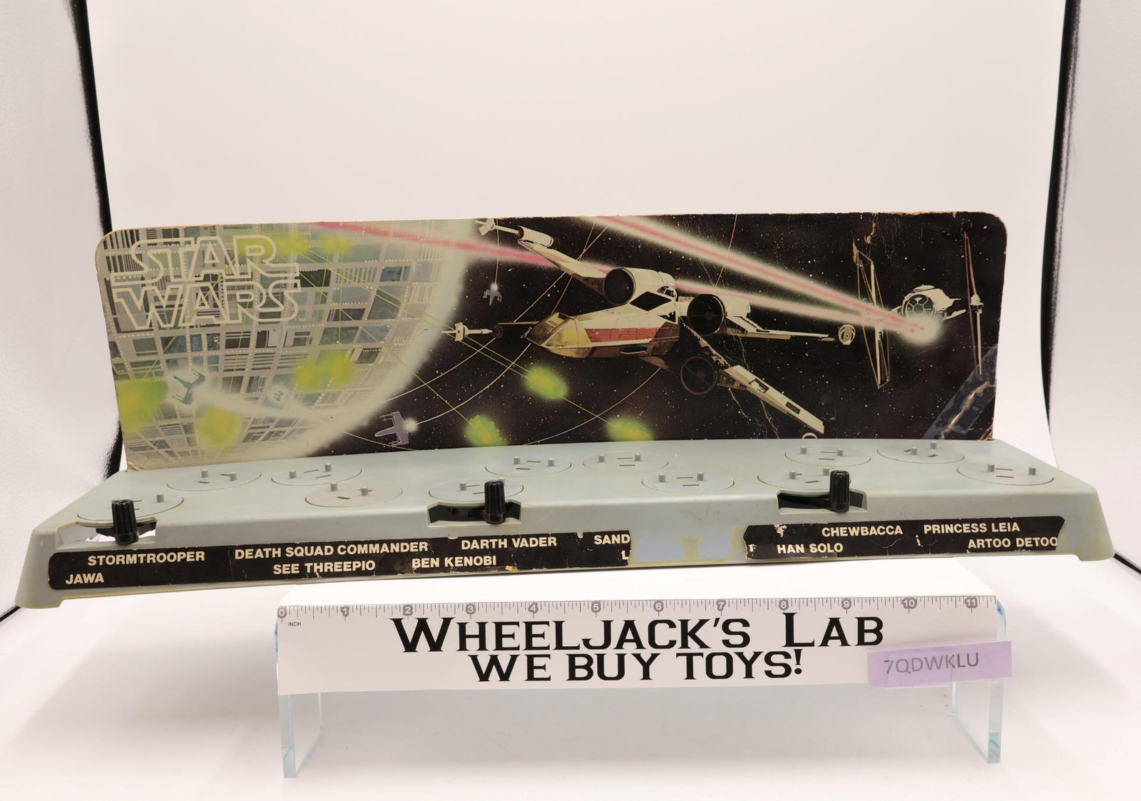 First 12 Mail Away Display Stand 100% Complete Star Wars 1977 Kenner Vintage