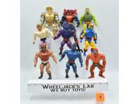 #4 Lot of 9 He-Man Masters Of The Universe Vintage 1980's Mattel Action Figures