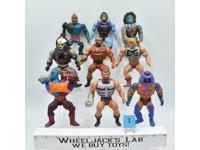 #1 Lot of 9 He-Man Masters Of The Universe Vintage 1980's Mattel Action Figures