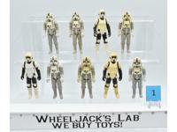 Lot of 9 #1 Star Wars 1980's Kenner Vintage Action Figures