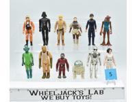 Lot of 12 #5 Star Wars 1980's Kenner Vintage Action Figures