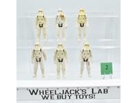 Lot of 6 #2 Star Wars 1980's Kenner Vintage Action Figures