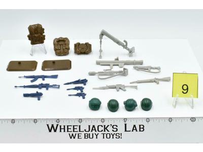 Lot Battle Gear Accessory 2 Set 9 1984 Weapons GI Joe Vintage Action Figure