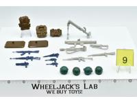 Lot Battle Gear Accessory 2 Set 9 1984 Weapons GI Joe Vintage Action Figure