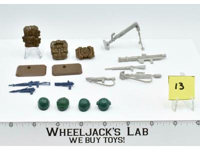 Lot Battle Gear Accessory 2 Set 13 1984 Weapons GI Joe Vintage Action Figure