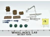Lot Battle Gear Accessory 2 Set 13 1984 Weapons GI Joe Vintage Action Figure