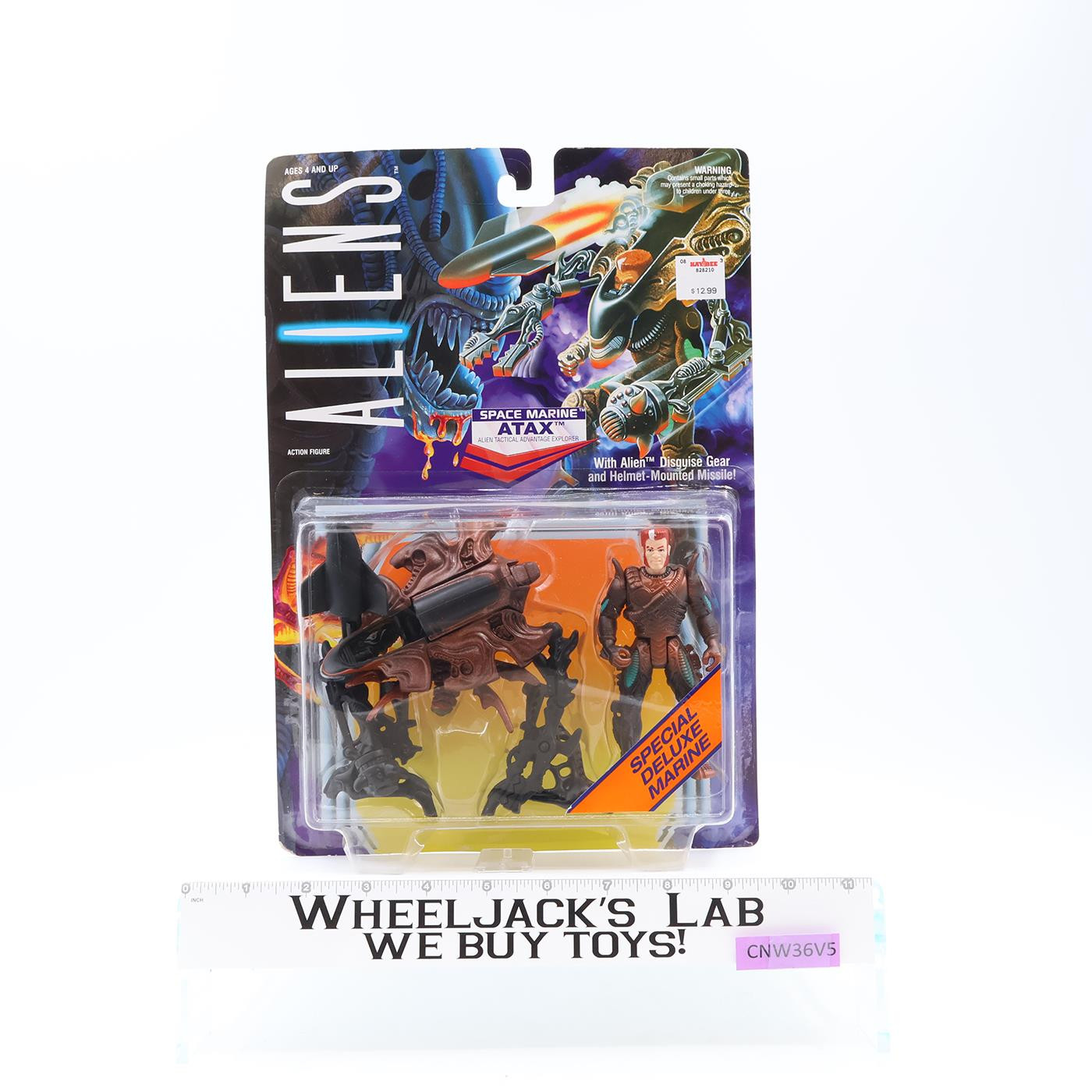 Atax Space Marine Aliens 1992 Kenner Vintage Figure Special Deluxe Marine MOSC