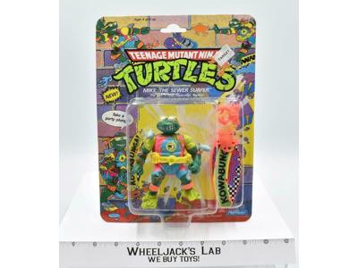 Mike The Sewer Surfer NEW MOSC 1990 Teenage Mutant Ninja Turtles Playmates TMNT