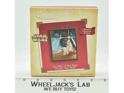 A New Hope Theater One-Sheet Hallmark Keepsake Christmas Ornament 2004 NEW MIB