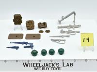 Lot Battle Gear Accessory 2 Set 14 1984 Weapons GI Joe Vintage Action Figure