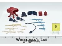 Lot Battle Gear Accessory 4 Set 8 1986 Weapons GI Joe Vintage Action Figure