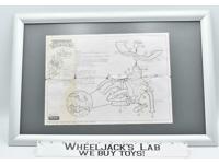 Teenage Mutant Ninja Turtles Blueprint ONLY 1991 Mikes Pizza Chopper Backpack