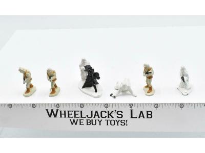 Hoth Figures Lot of 6 Star Wars 1982 Kenner MICRO COLLECTION Vintage