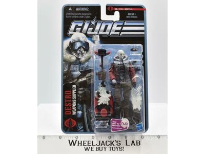 Destro Weapons Supplier G.I. Joe Pursuit of Cobra 2010 Hasbro NEW SEALED MOSC