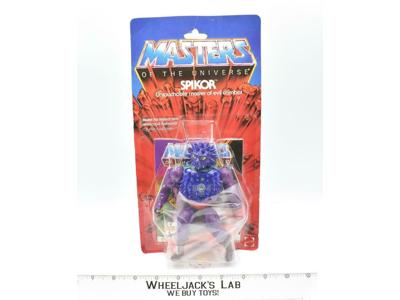 Spikor NEW MOSC 1984 Masters of the Universe MOTU Mattel Vintage Figure
