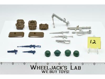 Lot Battle Gear Accessory 2 Set 12 1984 Weapons GI Joe Vintage Action Figure