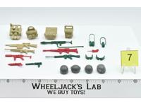 Lot Battle Gear Accessory 3 Set 7 1985 Weapons GI Joe Vintage Action Figure