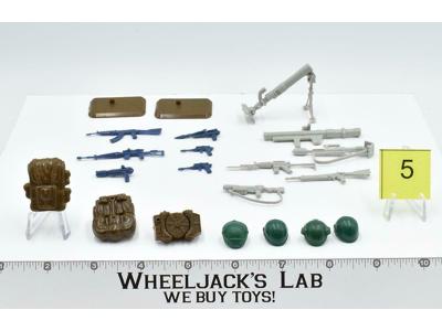 Lot Battle Gear Accessory 2 Set 5 1984 Weapons GI Joe Vintage Action Figure