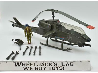 Dragonfly Assault Copter W/ Wild Bill 1983 G.I. Joe Vehicle Action Figure