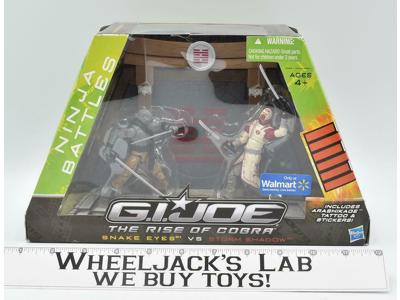 Ninja Battles Snake Eyes vs Storm Shadow GI Joe Rise of Cobra 2009 Hasbro SEALED