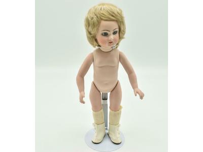 A9 14" Bisque Doll Head &amp; Body Reproduction