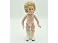A9 14" Bisque Doll Head &amp; Body Reproduction