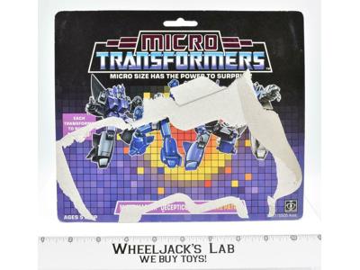 Air Strike Patrol Micromaster Cardback Vintage 1989 G1 Transformers Hasbro