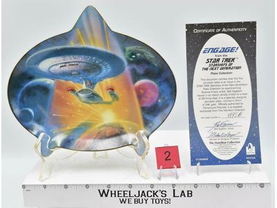 Engage #2 The Next Generation Plate Star Trek 1996 The Hamilton Collection