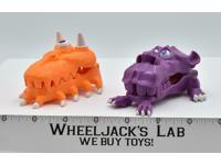 Mini Ghost Traps ORANGE &amp; PURPLE 100% Complete 1987 Real Ghostbusters Vintage