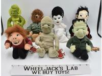 Set of 7 Universal Studios Monsters 1999 CVS Stuffins Halloween 9" Plush Dolls