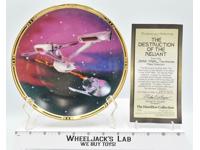 The Destruction Of The Reliant Plate Star Trek 1997 Hamilton Collection