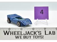 McLaren M6A #4 Blue 1969 Redline Hot Wheels Mattel Vintage RL