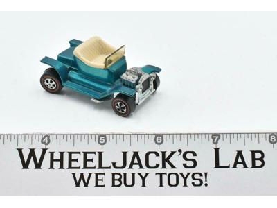 Hot Heap Aqua 1968 Redline Hot Wheels Mattel Vintage RL
