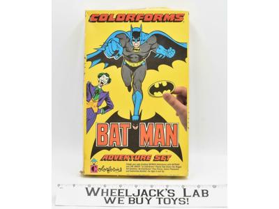 Batman Adventure Set DC Comics Colorforms 1989 Vintage