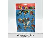 Batman Flash Wonder Woman Robin Super Heroes Gibson Stickers 1982 DC Comics