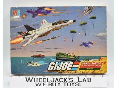G.I. Joe Mural Puzzle Battle 1 1985 Hasbro Milton Bradley 221 Piece Puzzle