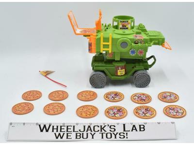 Pizza Thrower 100% Complete TMNT 1989 Vintage Playmates Action Figure Vehicle
