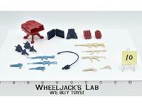 Lot Battle Gear Accessory 4 Set 10 1986 Weapons GI Joe Vintage Action Figure