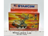 M-6 RailGunner Works MIB Starcom 1986 Coleco Vintage Action Figure Vehicle