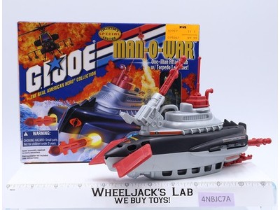 Man-O-War Sub 100% Complete W/ Box GI Joe Collectors Special 2000 Hasbro Vehicle