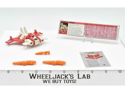 Strafe 100% Complete UNUSED STICKERS 1987 Vintage G1 Transformers Action Figure