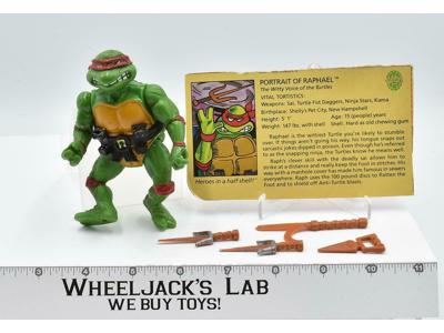 Breakfightin' Raphael Teenage Mutant Ninja Turtles TMNT 1989 Playmates Figure