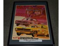 The Mongoose &amp; The Snake Funny Cars Hot Wheels 1970 Mattel Vintage Poster
