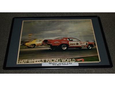 Hot Wheel Racing World Cars Hot Wheels 1970 Mattel Vintage Poster