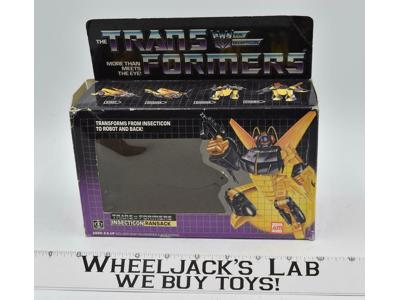 Ransack BOX ONLY 1985 Action Figure Vintage Hasbro G1 Transformers