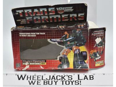 Hoist BOX ONLY 1985 Action Figure Vintage Hasbro G1 Transformers